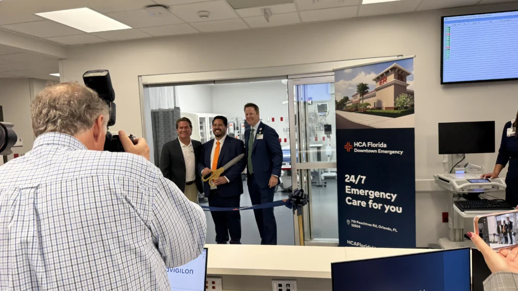 HCA Florida emergency center ribbon-cutting event in Orlando