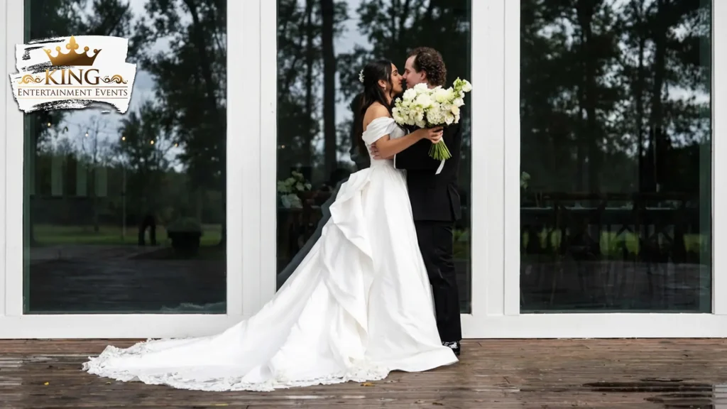 Newlywed couple at an Orlando wedding planned and coordinated by King Entertainment Events